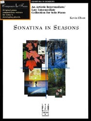 Sonatina in Seasons piano sheet music cover Thumbnail